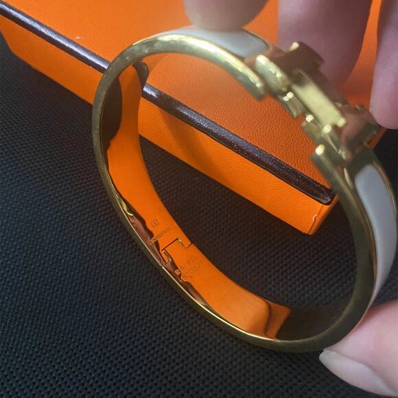 Hermes white bracelet - Picture 4 of 5